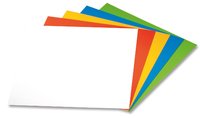 Faltblätter aus Kunststoff 20x20cm 150µ 20 Blatt in 5 Farben sortiert