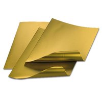 Metalldruckfolie 30x40cm gold/gold Bogen