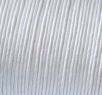 Baumwollkordel gewachst Ø 1mm 100m weiß