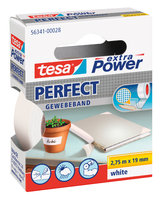 Tesa® Gewebeband 2.75m x 19mm 56341-28 weiß