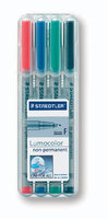 Lumocolor non-permanent 0,6 mm F 4er Box